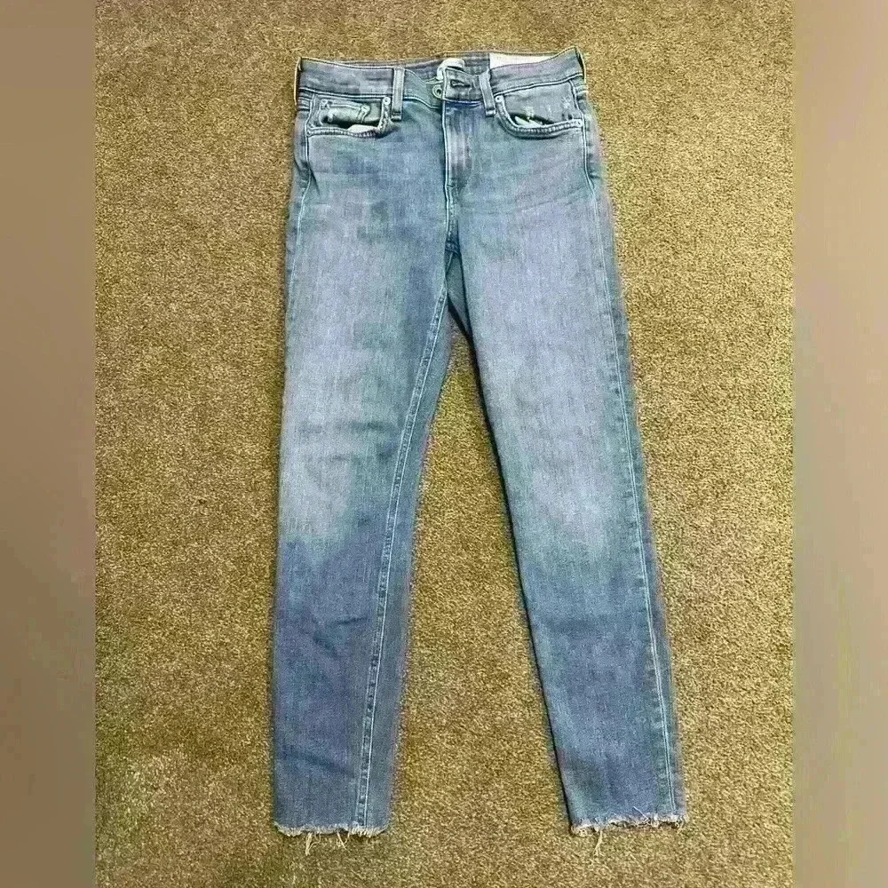 Rag & Bone Cate High Rise Ankle Skinny Jeans Palmer Denim Casual Women’s size 27 - Picture 6 of 9